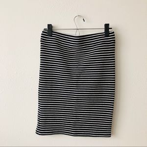 Madewell City Skirt in Stripe